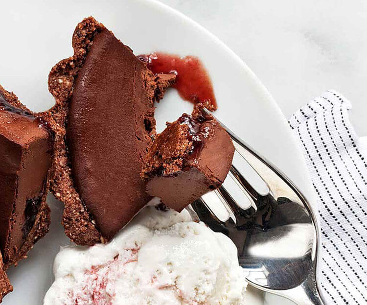 Vegan and Gluten Free Chocolate Cherry Tartlets