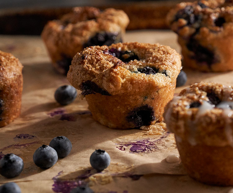 Vegan and Gluten-Free Blueberry Muffins