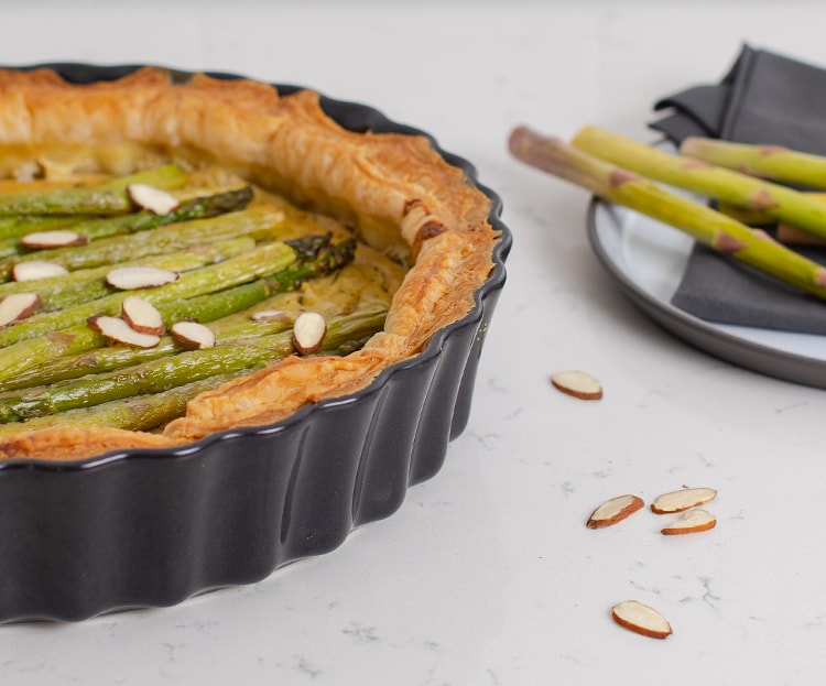 Vegan Asparagus Quiche