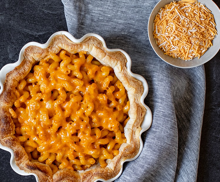 Vegan Mac & Cheese Pie