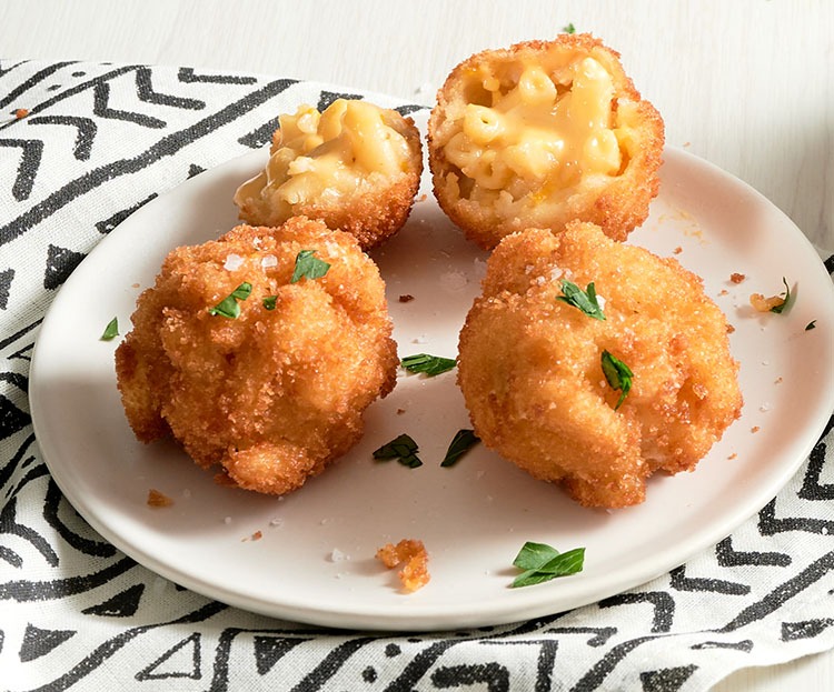Vegan Mac & Cheese Bites