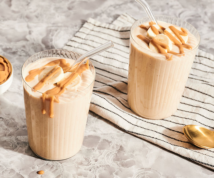 Peanut Butter Banana Organic Oatmilk Smoothie