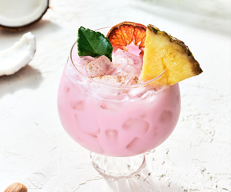 Blood Orange Painkiller Mocktail