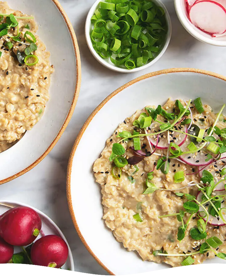 Savory Sesame Miso Oats