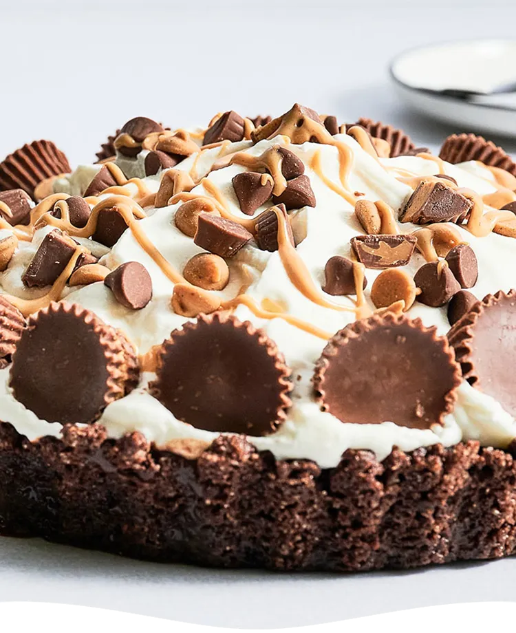 No Bake Peanut Butter Yogurt Alternative Pie