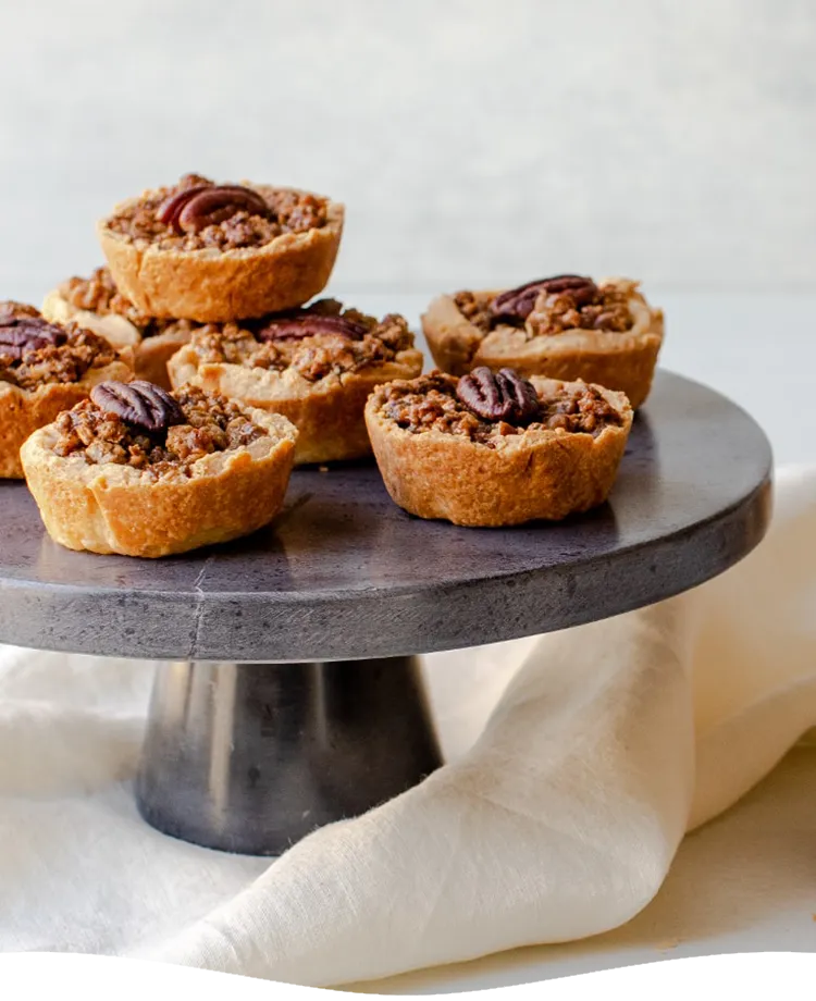 Mini Vegan Pecan Pies