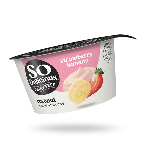 Strawberry Banana Coconutmilk Yogurt