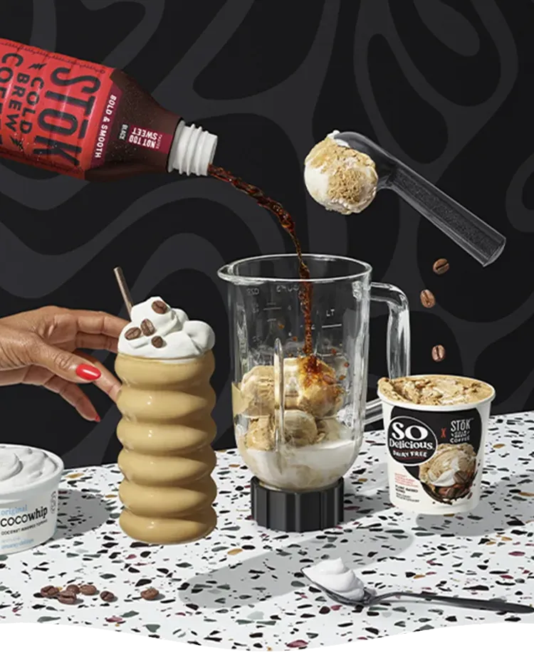 So Delicious Dairy Free x ST<span class="stokO">ō</span>K<sup>TM</sup> Cold Brew Coffee Non-Dairy Shake