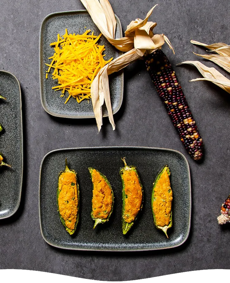 Stuffed Jalapeno Corn Bread Poppers