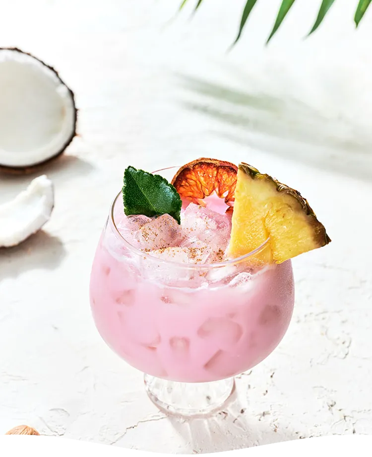 Blood Orange Painkiller Mocktail