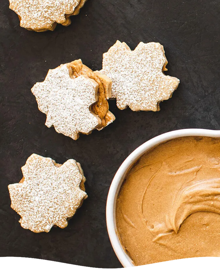 Maple Cream Sandwich Cookies