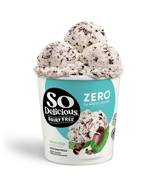 So Delicious Coconut Milk Pint - Mint Chip (No Sugar Added)